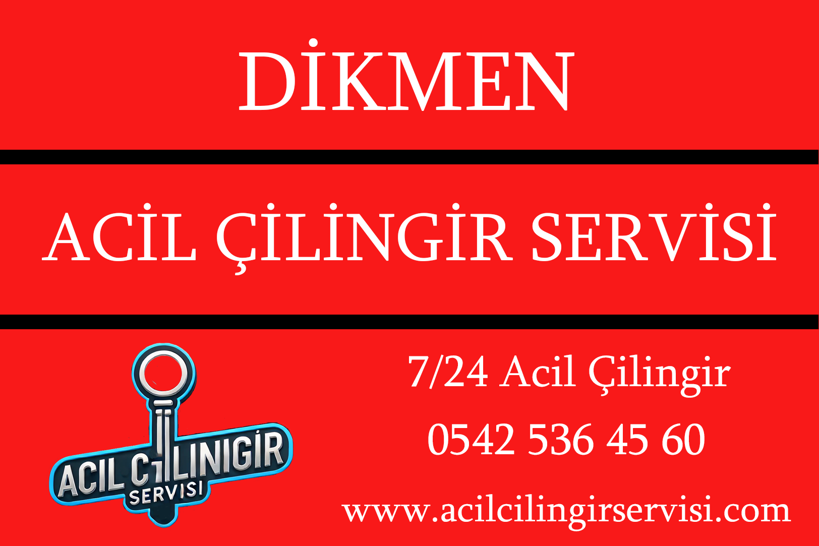 Dikmen Çilingir Anahtarcı 7/24 acil servis